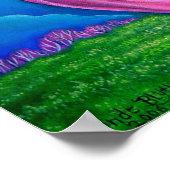 ビッグアイジェニードルベリーダンサーと魔法ボトル ポスター (角)