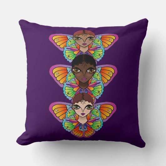 ビッグアイステッカー クッション (正面)