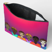 ビッグアイズオレンジ&パープル アクセサリーポーチ (見開き)