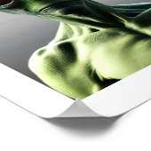 ビッグアイズグリーンエイリアン ポスター (角)