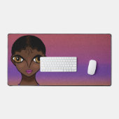 ビッグアイズデザイン デスクマット (キーボード&マウス)