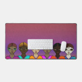 ビッグアイズデザイン デスクマット (キーボード&マウス)