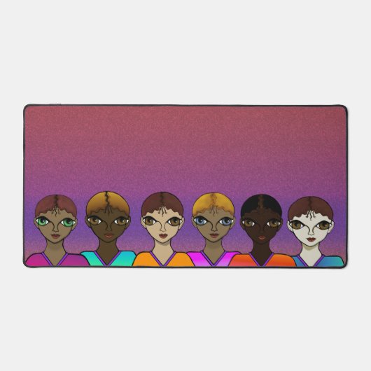 ビッグアイズデザイン デスクマット (正面)