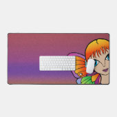 ビッグアイズデザイン デスクマット (キーボード&マウス)