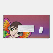 ビッグアイズデザイン デスクマット (キーボード&マウス)