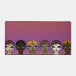 ビッグアイズデザイン デスクマット