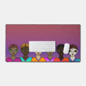 ビッグアイズデザイン デスクマット (キーボード&マウス)