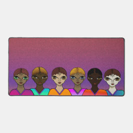 ビッグアイズデザイン デスクマット