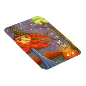 ビッグアイハロウィーンウィッチ魔法パンプキンルナモス マグネット (右側)