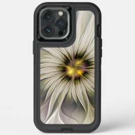 ビッグアイボリーフラワー、抽象芸術モダンフラクタルアート