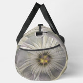 ビッグアイボリーフラワー、抽象芸術モダンフラクタルアート ダッフルバッグ (右)