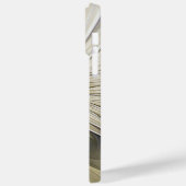 ビッグアイボリーフラワー、抽象芸術モダンフラクタルアート Case-Mate iPhoneケース (裏面 / 左)