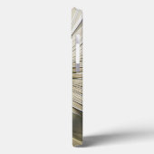 ビッグアイボリーフラワー、抽象芸術モダンフラクタルアート Case-Mate iPhoneケース (裏面 / 左)