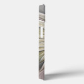 ビッグアイボリーフラワー、抽象芸術モダンフラクタルアート Case-Mate iPhoneケース (裏面 / 右)