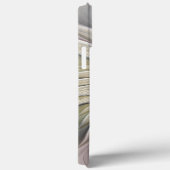 ビッグアイボリーフラワー、抽象芸術モダンフラクタルアート Case-Mate iPhoneケース (裏面 / 右)