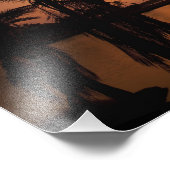 ビッグアイランドのアナエホオマル湾に沈む太陽。 フォトプリント            (角)