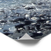 ビッグアイランドハワイの歪んだビューポスター ポスター (角)