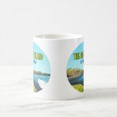 ビッグアイランドハワイプナルウビーチヴィンテージ コーヒーマグカップ (中央)
