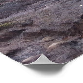 ビッグアイランドハワイ溶岩流 ポスター (角)