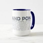 ビッグアイランドポンドニューハンプシャーコーヒーマグ マグカップ (正面右)