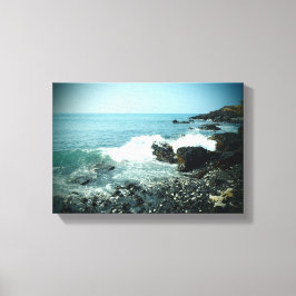 ビッグアイランド波の風景キャンバス キャンバスプリント