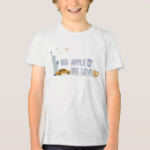 ビッグアップルビッグラブニューヨーク市のアイコンPretzel Kid トライブレンドＴシャツ (正面)