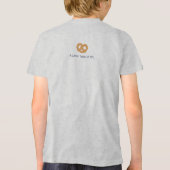 ビッグアップルビッグラブニューヨーク市のアイコンPretzel Kid トライブレンドＴシャツ (裏面)