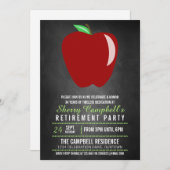 ビッグアップル先生退職パーティの招待状 招待状 (正面/裏面)