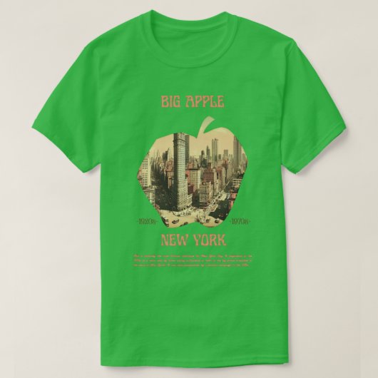 ビッグアップル Tシャツ (デザイン正面)