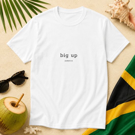 ビッグアップ ジャマイカパトワの言葉 Tシャツ