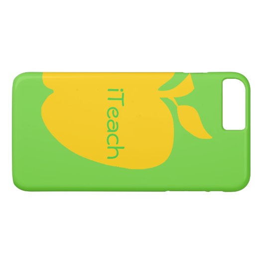 ビッグイエローアップル先生のiPhone 7プラスケース Case-Mate iPhoneケース (裏面(横))
