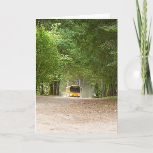 ビッグイエロースクールバス カード (正面)