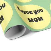 ビッグイエロードットラッピング紙 ラッピングペーパー (ロールコーナー)