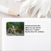 ビッグイエローブルドーザートラクター重機 ラベル (インサイチュ)