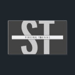 ビッグイニシャルモノグラムパーソナルトレーナーダークグレー 名刺<br><div class="desc">この名刺テンプレートの前後にある大きなイニシャルモダンは、ビジネスや個人のモダンブランドのアイデンティティーになる。イニシャルは、説明を含む半透明のボックスによって高くなります。同じ効果は、あなたの情報を含む背面に繰り返される。デザイ連絡ナーは追加のイニシャル、長い名前、またはレイアウトの調整に関するサポートが必要です。© 1201AMクリエイティブ</div>