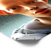 ビッグイヤーヒト様エイリアンイン宇宙 ポスター (角)