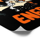 ビッグウィーンエナジーハロウィーンヴィンテージウィッチ男性へ ポスター (角)