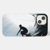 ビッグウェーブサーファー iPhoneケース (裏面横)