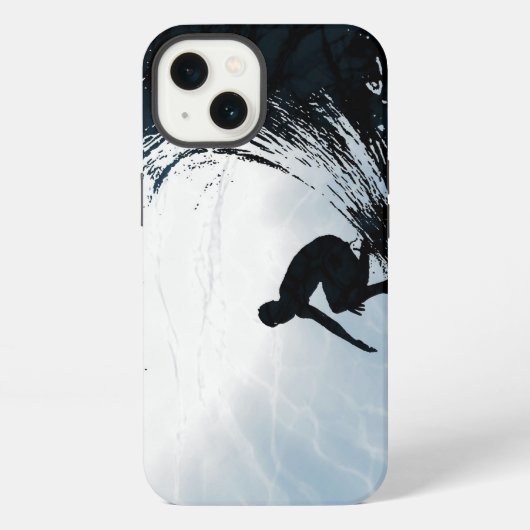 ビッグウェーブサーファー iPhoneケース (裏面)
