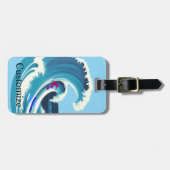 ビッグウェーブサーファーThunder_Cove ラゲッジタグ (正面横)