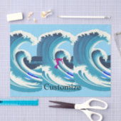 ビッグウェーブサーファーThunder_Cove 薄葉紙 (クラフト)