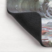 ビッグウェーブスプラッシングビーチ(Frantisek Kupka) マウスパッド (コーナー)