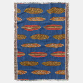 ビッグウェーブハワイアンサーフボード スローブランケット (正面縦)