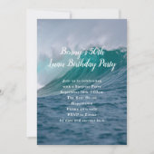 ビッグウェーブハワイアンルアウ(ハワイ式宴会)パーティの招待状 招待状 (正面)