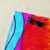 ビッグウェーブビーチタオル ビーチタオル (インサイチュ)