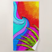 ビッグウェーブビーチタオル ビーチタオル (正面)