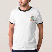 ビッグウェーブ ロングボード サーフィン Tシャツ (正面)