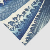 ビッグウェーブ(北斎の青日本のと金ゴールド美術) 薄葉紙 (詳細)