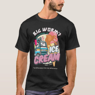 ビッグウォームアイスクリーム Tシャツ