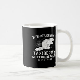 ビッグウッディ・ジョンソンの剥製ビーバー コーヒーマグカップ